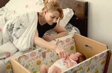 Cardboard Baby Cribs