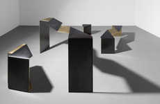 Flattened Steel Furniture