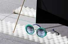Avant-Garde Printed Sunglasses