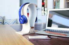 Leather Headphone Stands