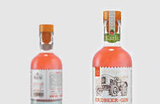 Vintage Strawberry Gins