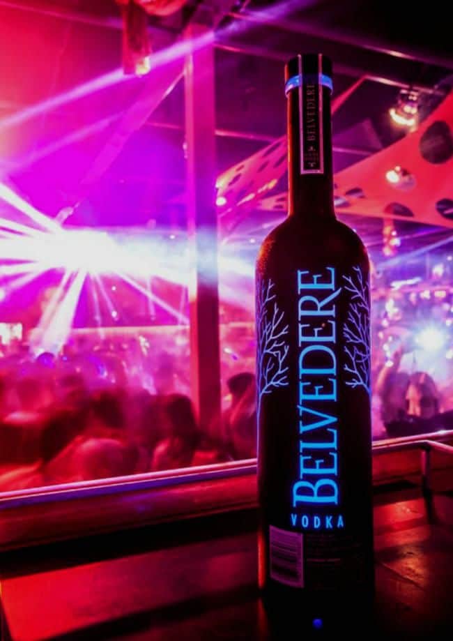 Luminous Vodka Bottles