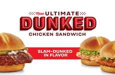 Sauce-Covered Chicken Sandwiches