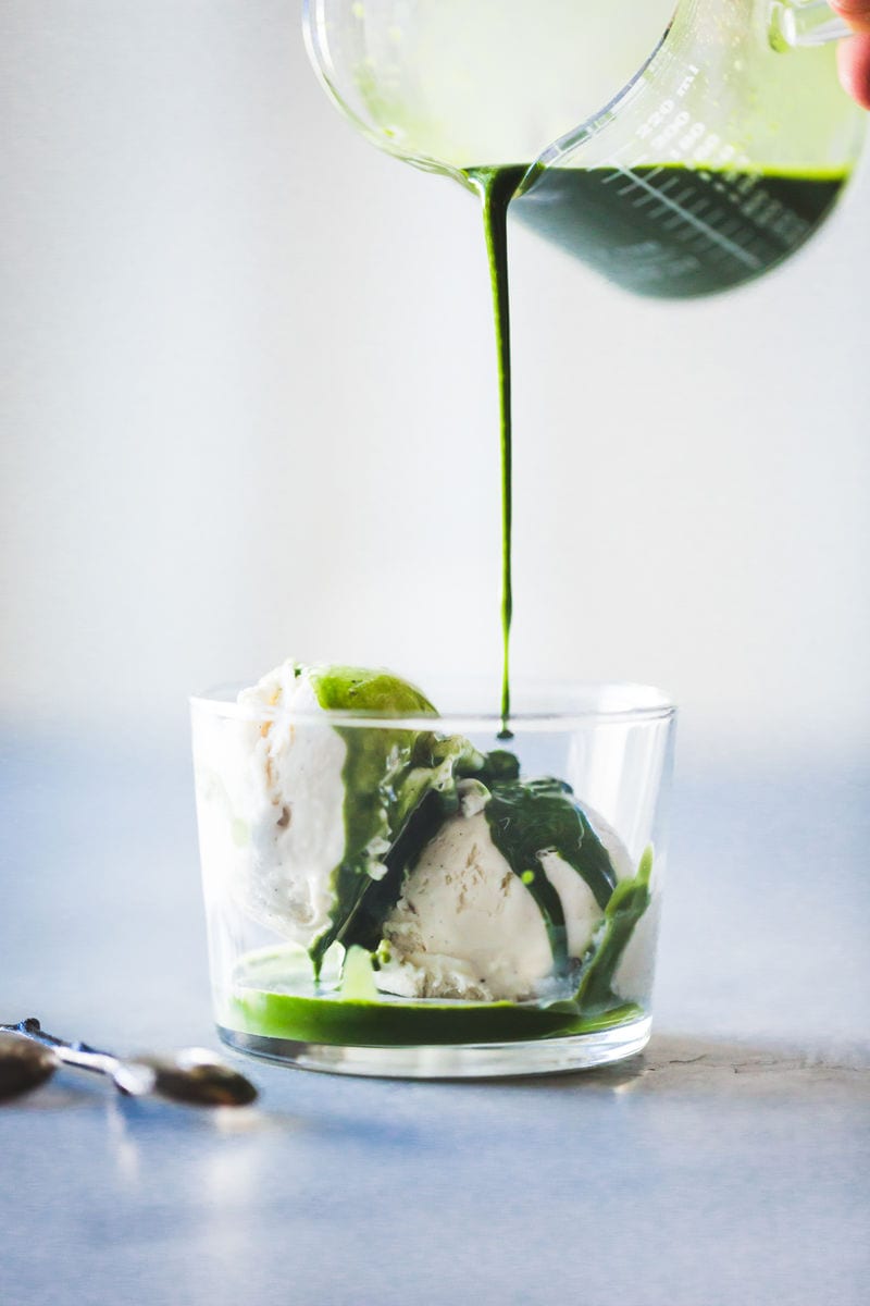 Matcha Affogato Desserts