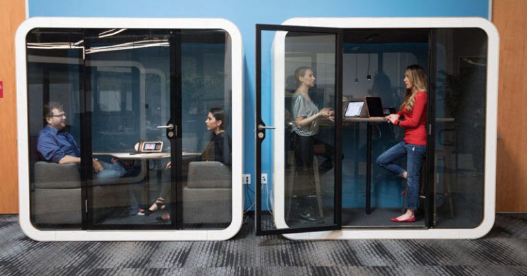Soundproof Office Pods