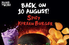 Charcoal-Infused Burger Buns