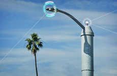 Environment-Monitoring Streetlight Sensors