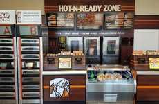 In-Store Pizza Pick-Up Stations