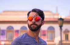 Screw-Free Spring Hinge Sunglasses
