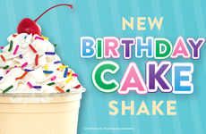Creamy Birthday Treat Milkshakes