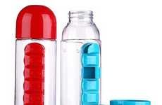 Pill-Holding Water Bottles