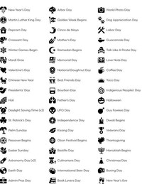 Simplified Emoji Calendars Image 4