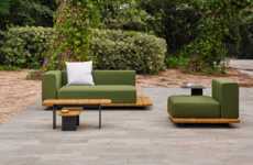 Elegant Poolside Loungers