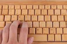 Calming Bamboo Keyboards