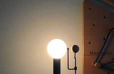 Dimming Solar-Themed Lamps