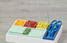 Multicolored Drawer Organizers