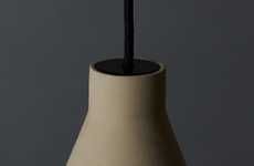 3D-Printed Clay Lamps
