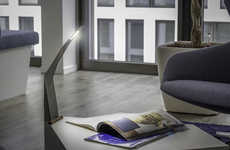 Angular Folded Paper Lamps