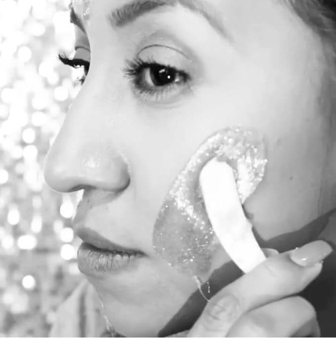 Glittering Face Masks