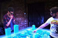 Interactive Hologram Tables