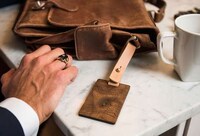 Personalized Wooden Bag Tags Image 2