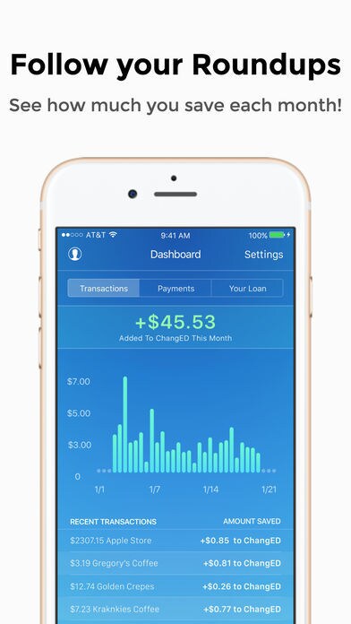Spare Change-Saving Loan Apps
