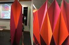 Origami-Like Meeting Pavilions