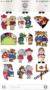 College Football Stickers Image 2