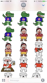 College Football Stickers Image 3