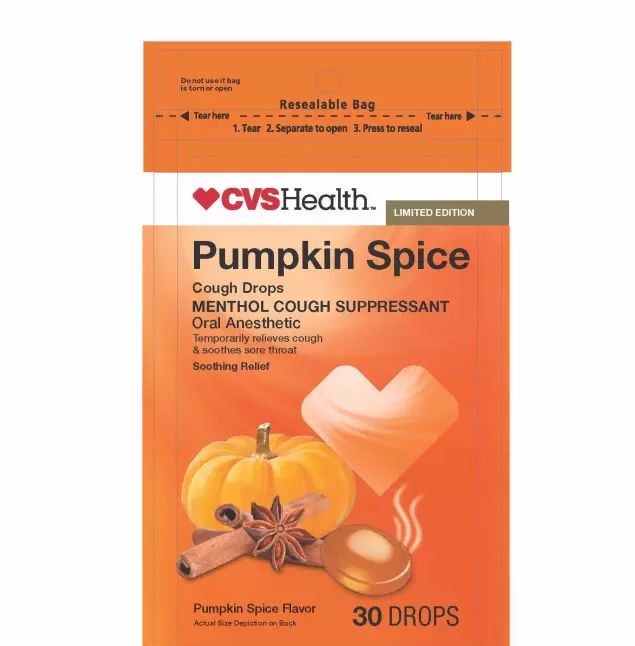 Spiced Pumpkin Cough Drops