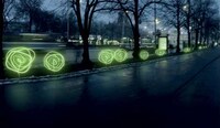 Illuminated Urban Scenery Image 2