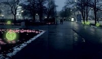 Illuminated Urban Scenery Image 4