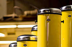 Taxi-Inspired Garbage Bins