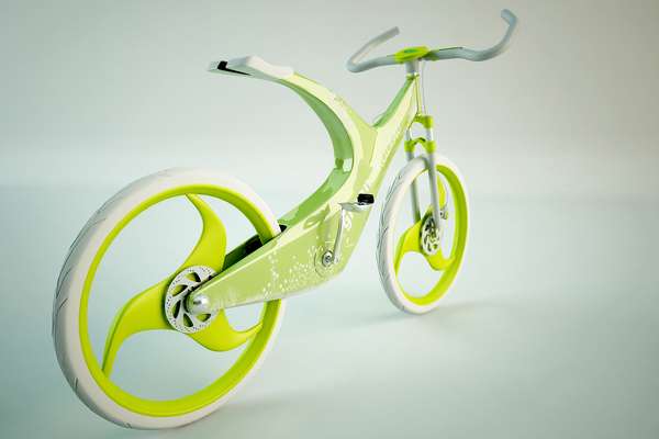 White Eco Bicycles