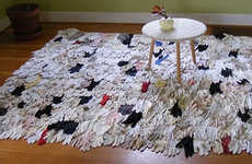Rugs Made of Gloves