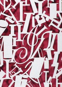 Hand-Cut Typography Posters Image 2
