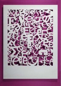 Hand-Cut Typography Posters Image 4