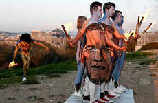 Moving Presidential Body Paint