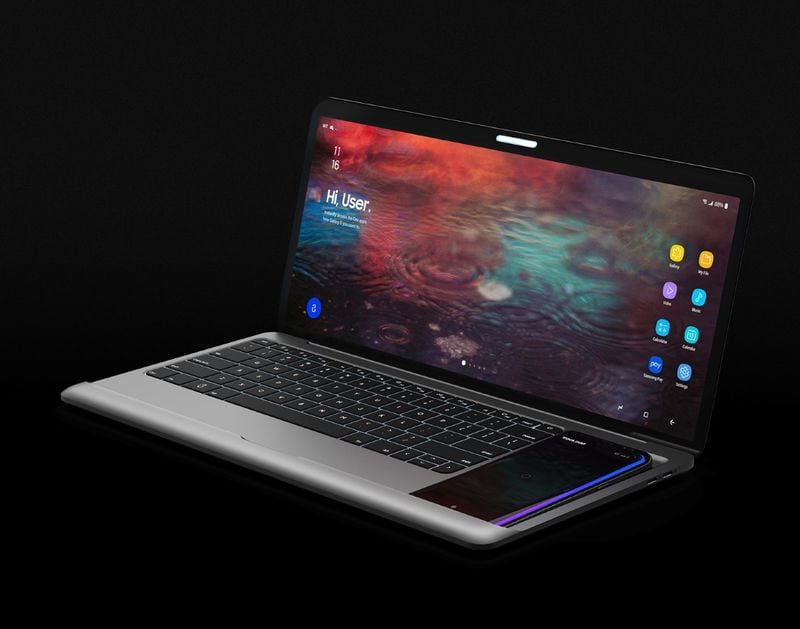 Smartphone-Incorporating Laptops
