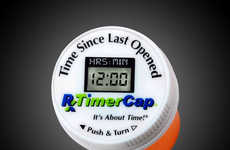 Dosage-Reminding Pill Bottle Caps