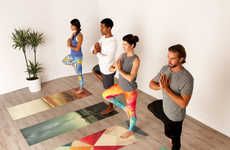 Art-Embellished Yoga Mats