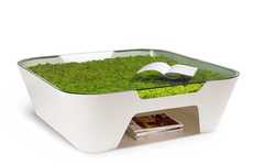 Greenery-Infused Coffee Tables