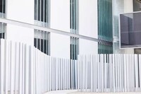 Serenely White Apartment Buildings Image 2