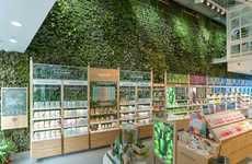 Store-Based Living Plant Walls