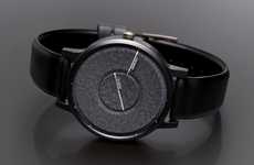 Discreet Texturized Timepieces