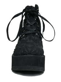 Tire-Themed Combat Boots Image 5