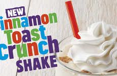 Blended Cinnamon Cereal Shakes