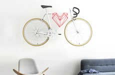 Heart-Shaped Bike Holders