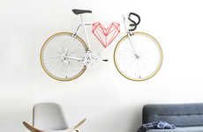 Heart-Shaped Bike Holders