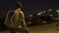 Cyclist Signal-Incorporated Backpacks Image 3